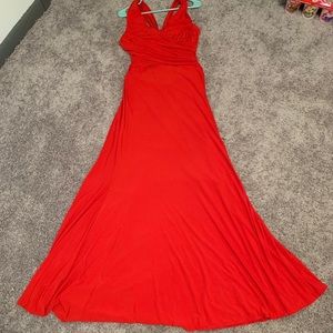 Red Vera Wang Formal Dress